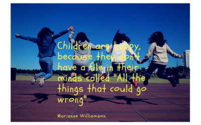 Children-The ultimate positive thinkers.