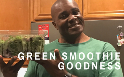 Mixed Greens and Tropical Fruit Smoothie